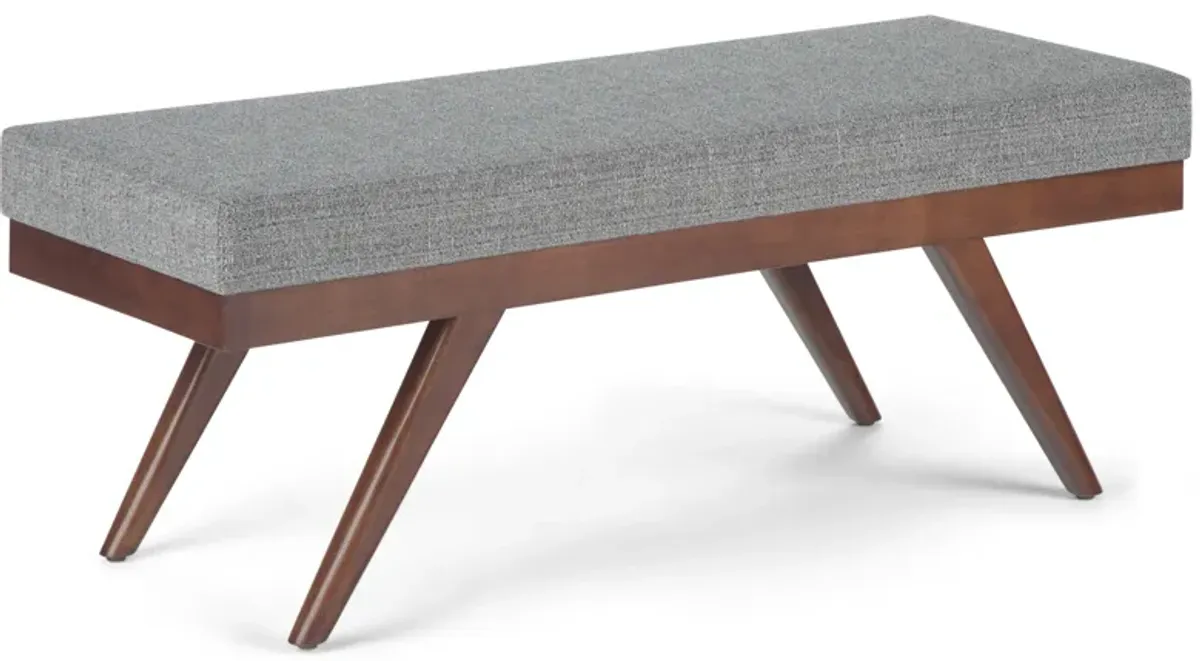Chanelle Ottoman Bench in Tweed