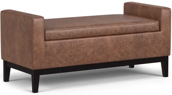 Amber Rectangular Storage Ottoman