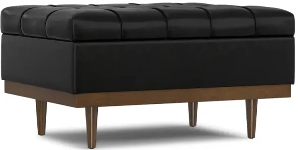 Mariah Coffee Table Storage Ottoman in Distressed Vegan Leather