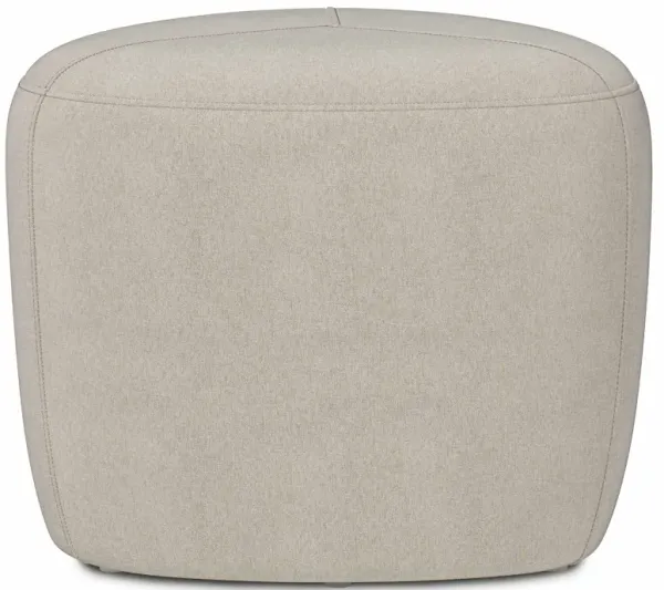 Moore Small Ottoman in Linen