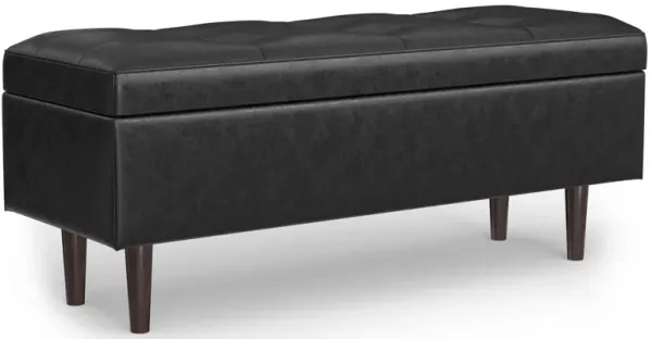 Shay Mid Century Rectangular Storage Ottoman