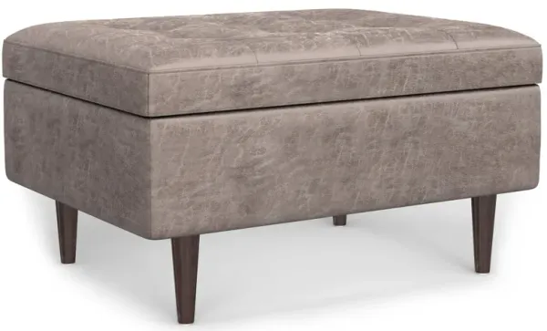 Shay Mid Century Small Coffee Table Storage Ottoman