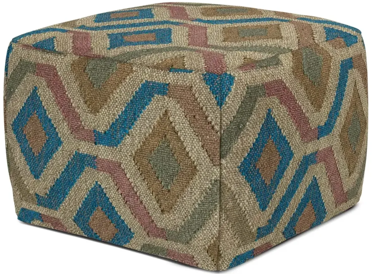 Johanna Pouf in Multi-Color