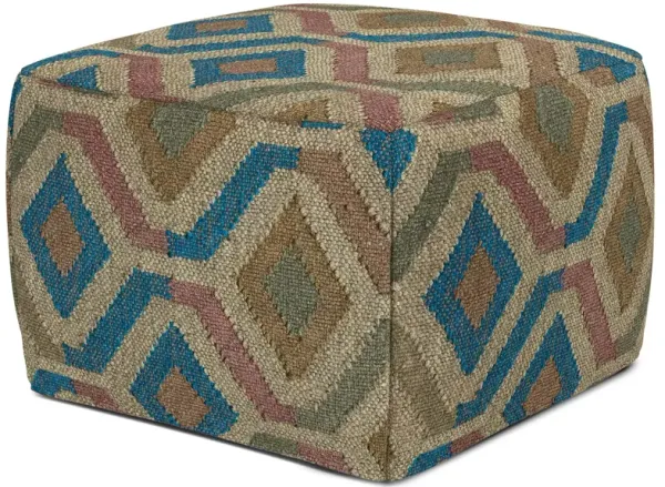 Johanna Pouf in Multi-Color