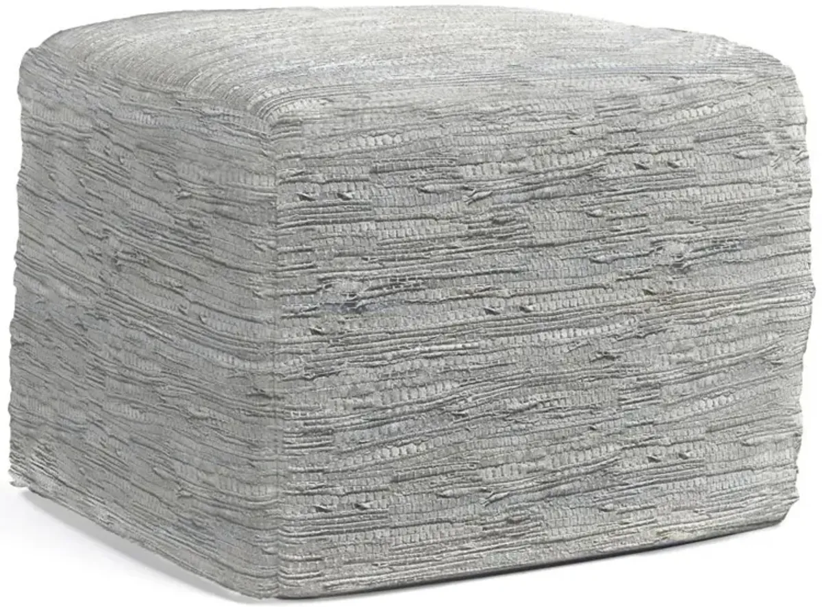 Fredrik Pouf in Genuine Leather
