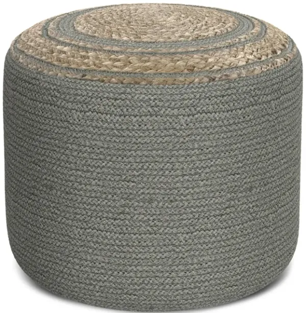 Serena Round Braided Pouf