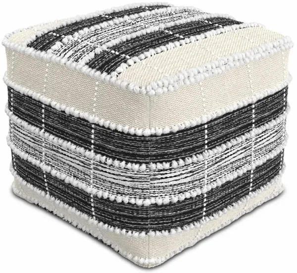 Barley Square Pouf