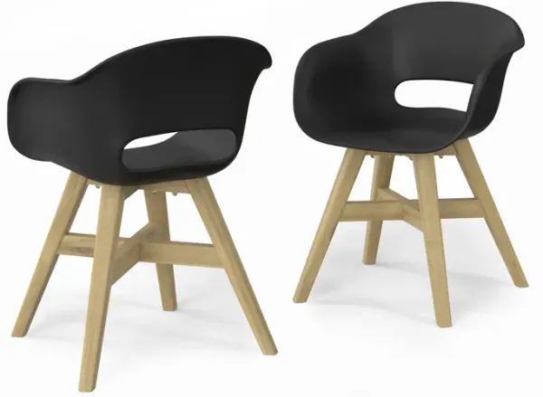 Kona Outdoor Dining Chair in Recycled Plastic (Set of 2)