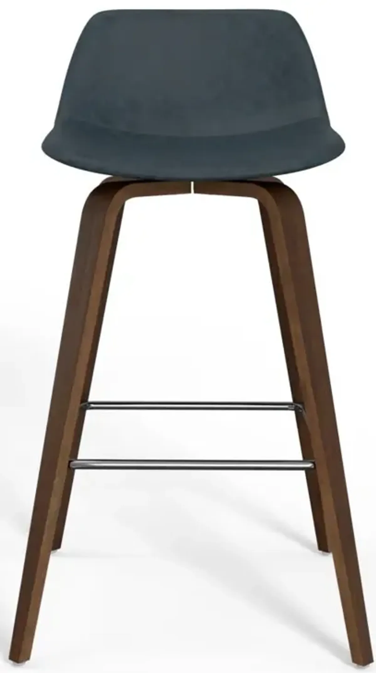 Randolph Bentwood Counter Height Stool (Set of 2) in Distressed Blue