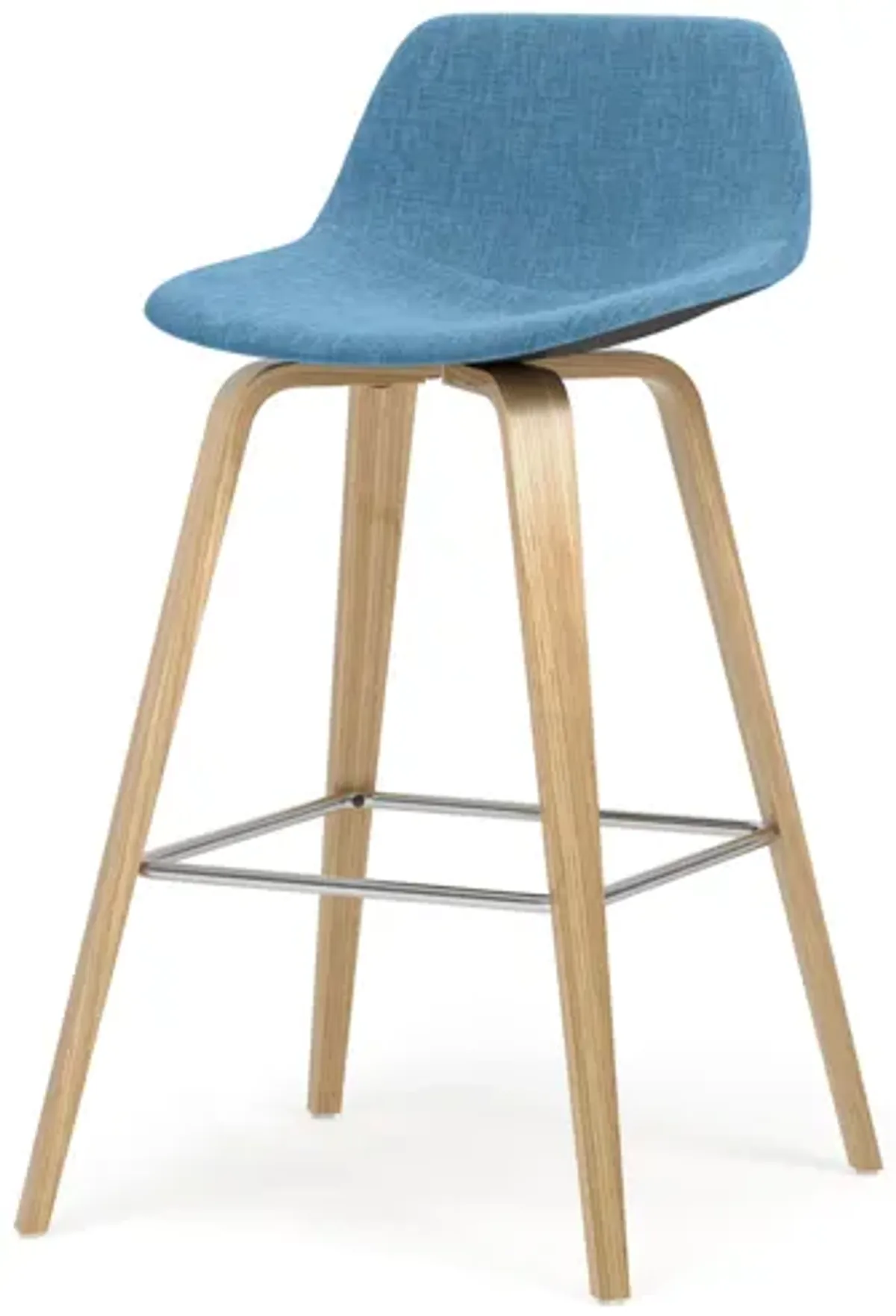 Randolph Bentwood Counter Height Stool (Set of 2) in Oak Leg Color