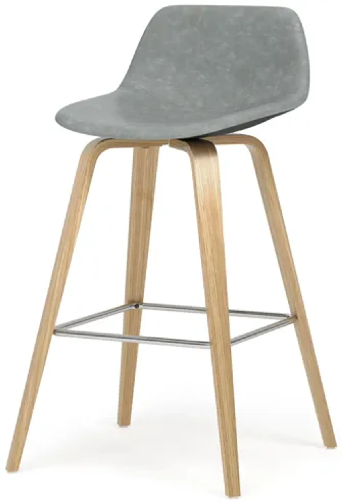 Randolph Bentwood Counter Height Stool (Set of 2) in Oak Leg Color