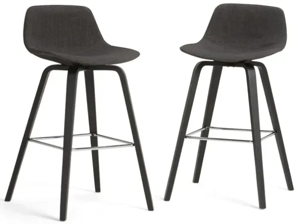 Randolph Bentwood Counter Height Stool (Set of 2) in Black Leg Color