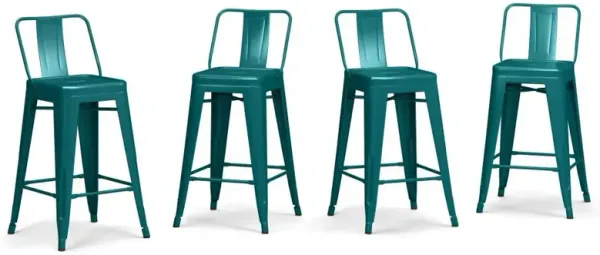 Rayne 24 inch Metal Counter Height Stool (Set of 4)