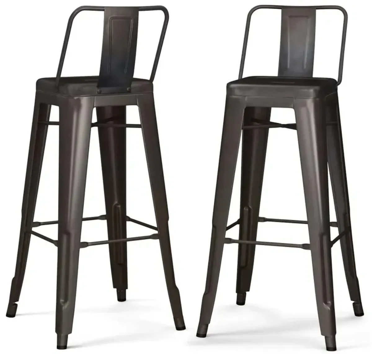 Rayne 30 inch Metal Bar Stool (Set of 2)