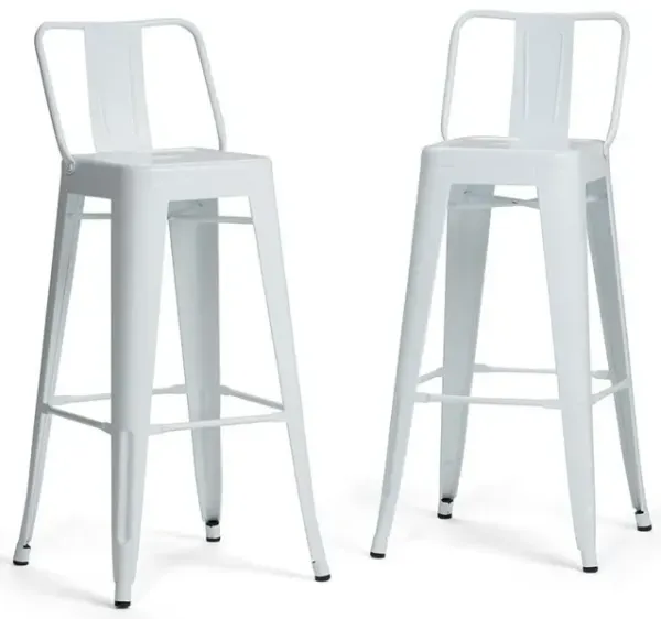 Rayne 30 inch Metal Bar Stool (Set of 2)