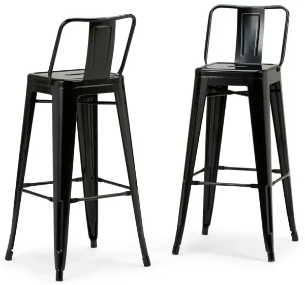 Rayne 30 inch Metal Bar Stool (Set of 4)