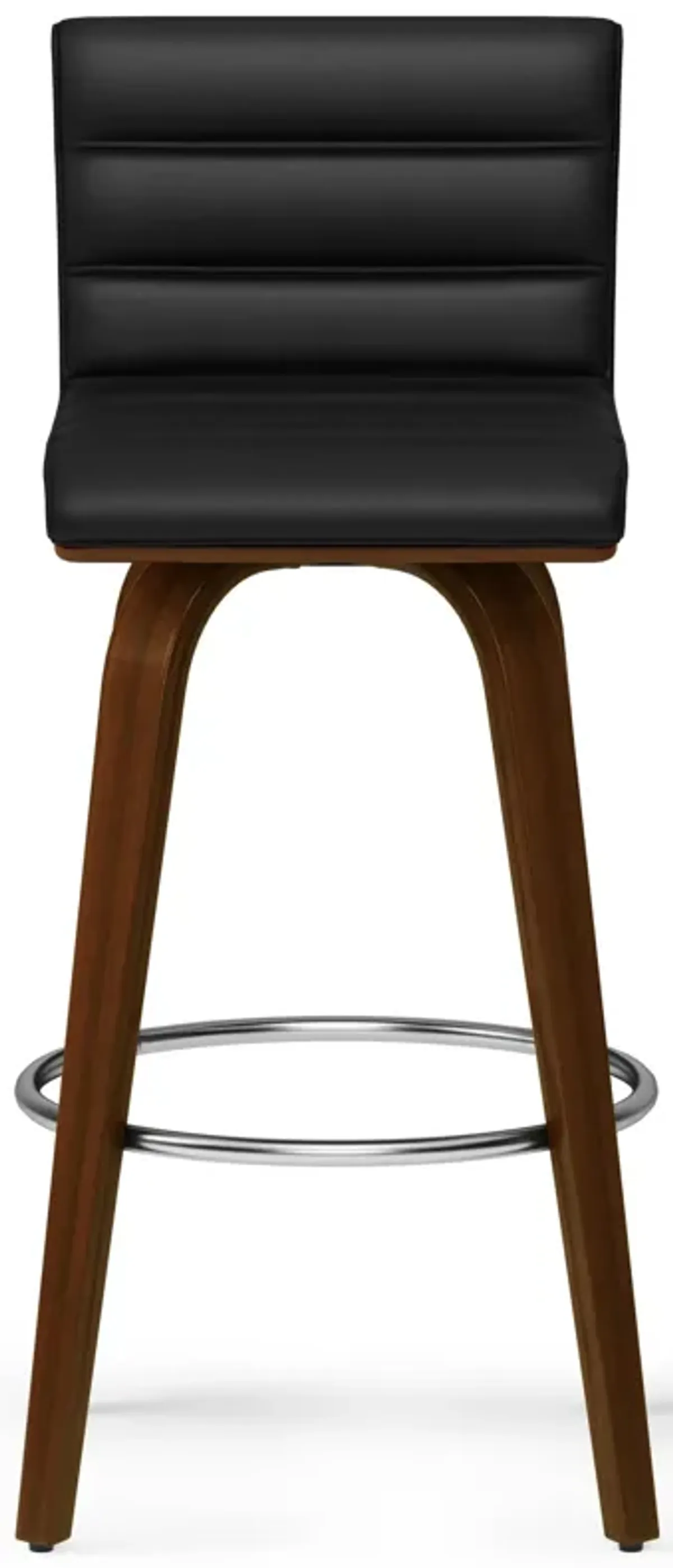 Roland Swivel Bar Stool in Vegan Leather
