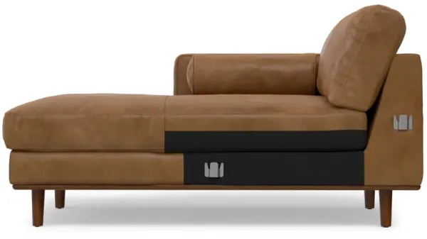 Morrison Left Sectional Sofa in Genuine Leather