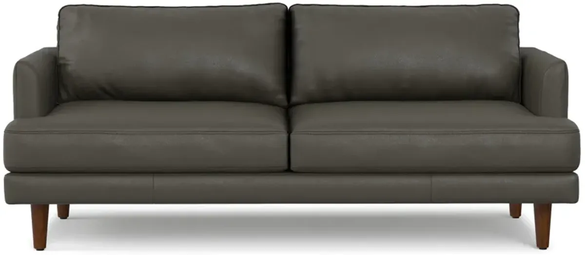 Livingston 76 inch Sofa in Genuine Leather