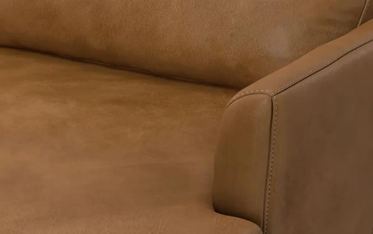 Livingston 90 inch Sofa in Genuine Leather