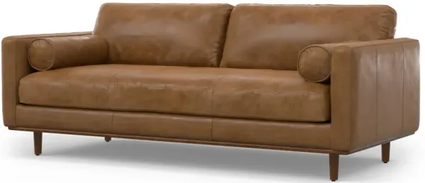 Morrison 89 inch Sofa in Genuine Leather