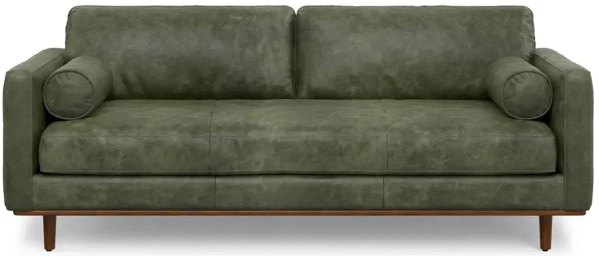 Morrison 89 inch Sofa in Genuine Leather