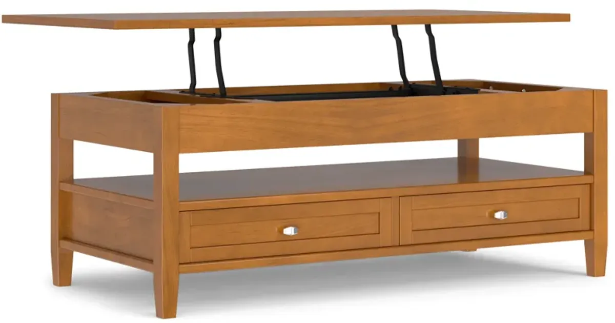 Warm Shaker Lift Top Coffee Table