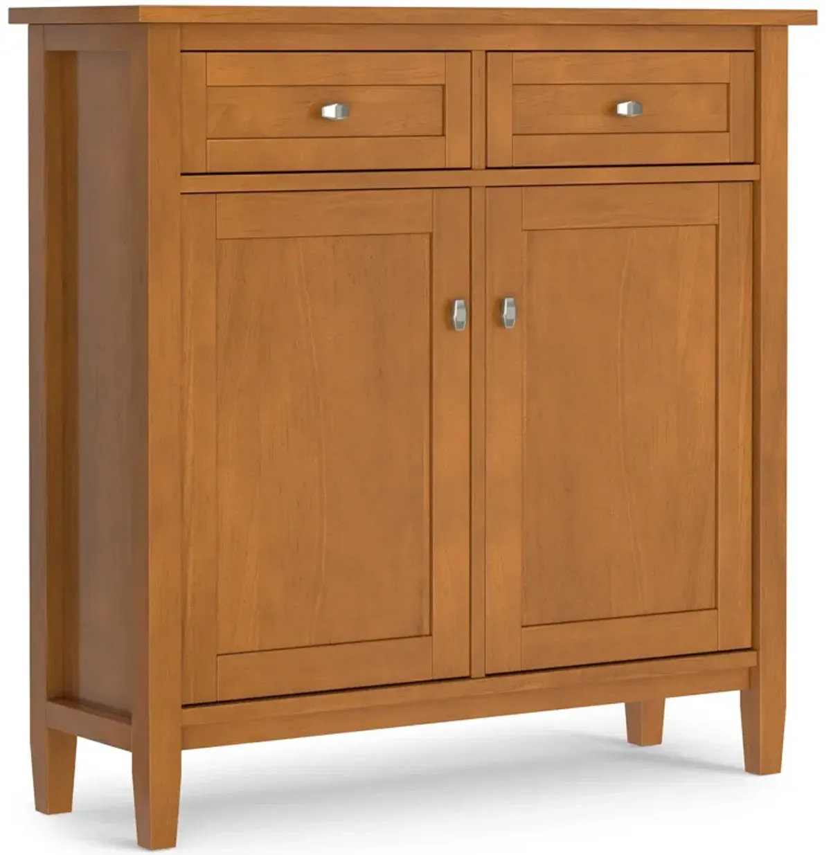 Warm Shaker Entryway Storage Cabinet