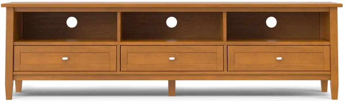 Warm Shaker 72 inch Low TV Media Stand