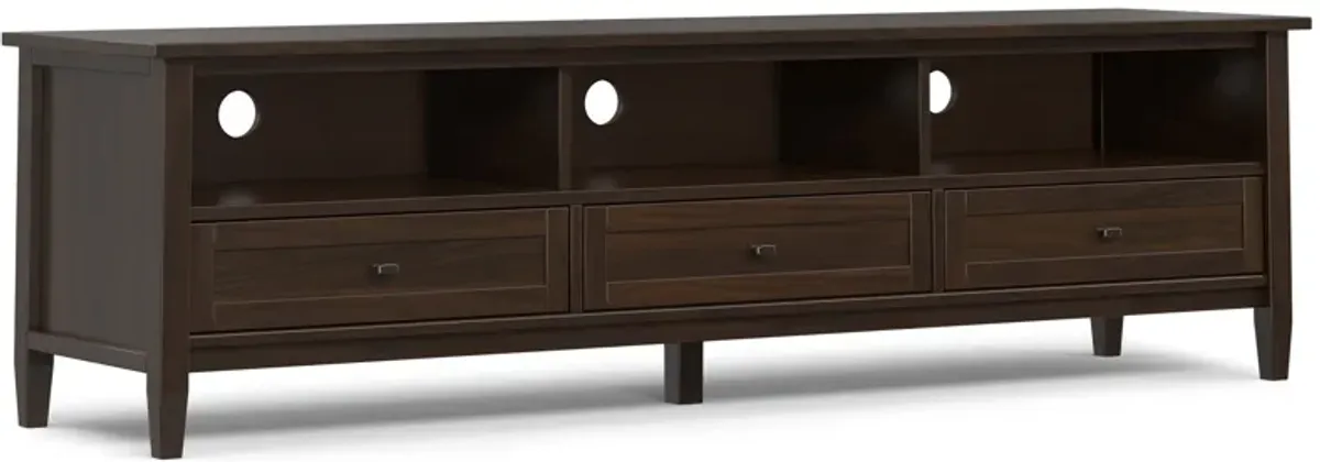 Warm Shaker 72 inch Low TV Media Stand