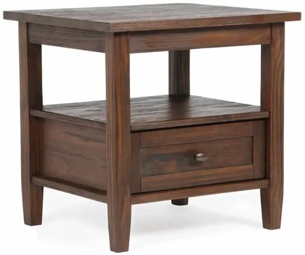 Warm Shaker End Table
