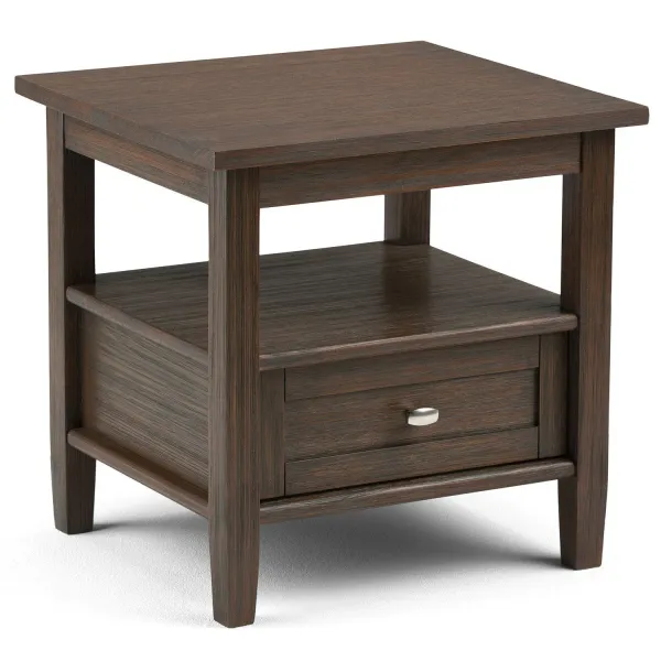 Warm Shaker End Table