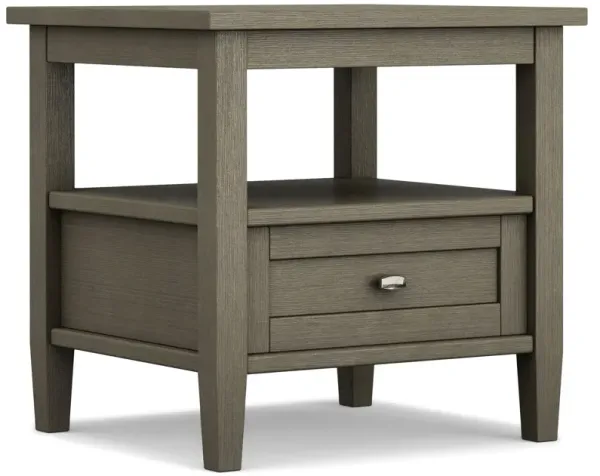 Warm Shaker End Table