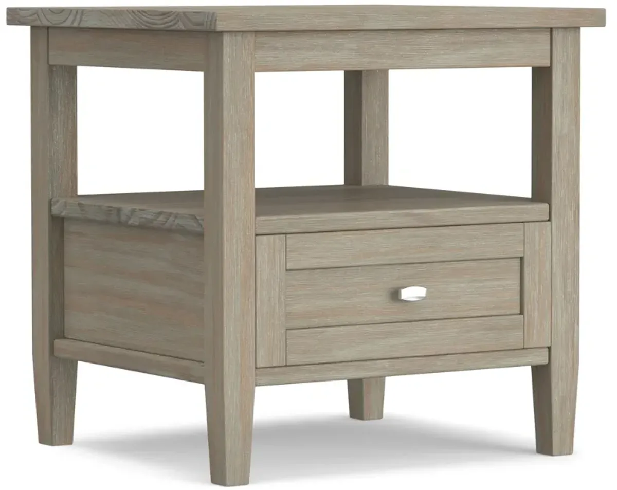 Warm Shaker End Table