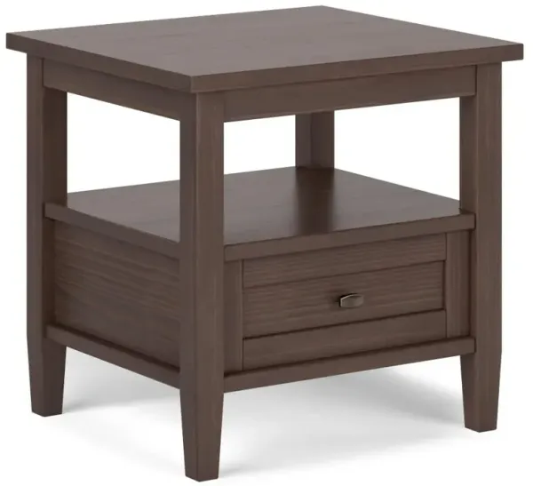 Warm Shaker End Table