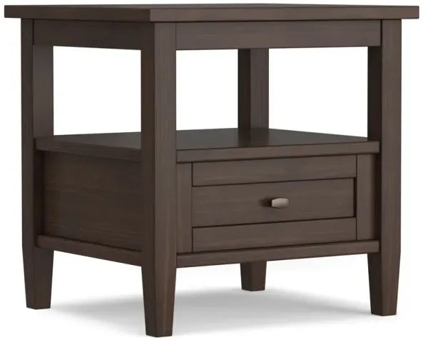 Warm Shaker End Table