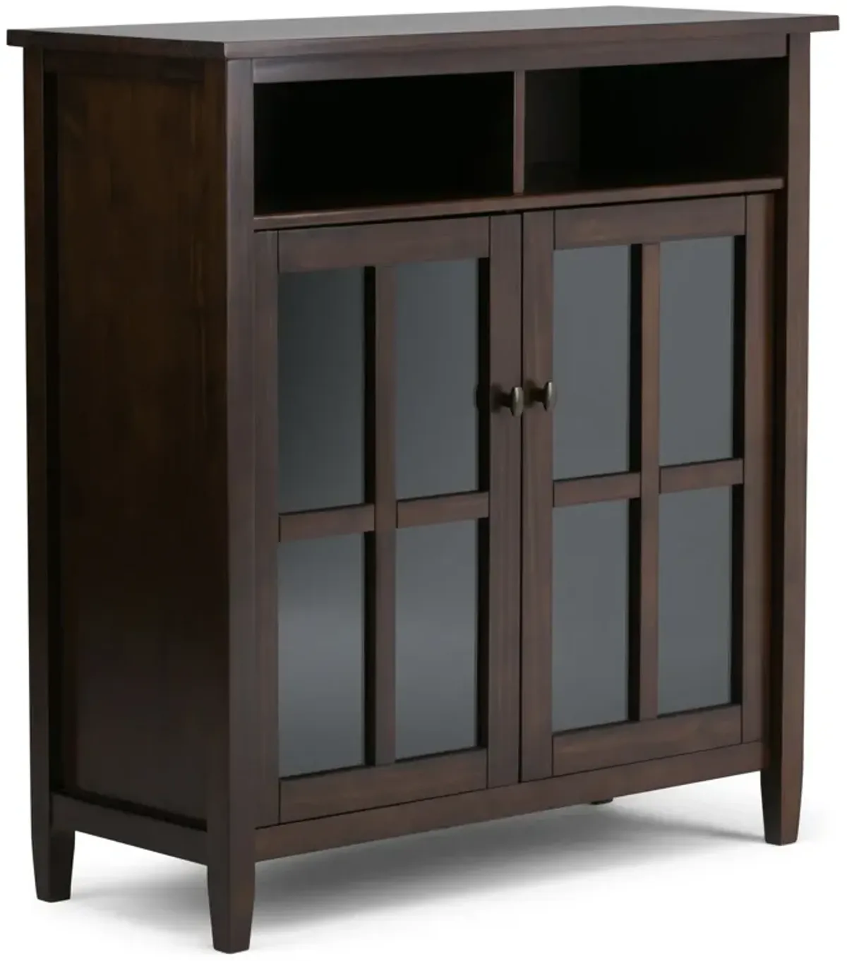 Warm Shaker Medium Storage Media Cabinet