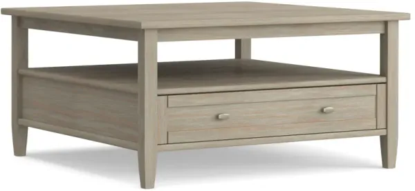Warm Shaker Square Coffee Table