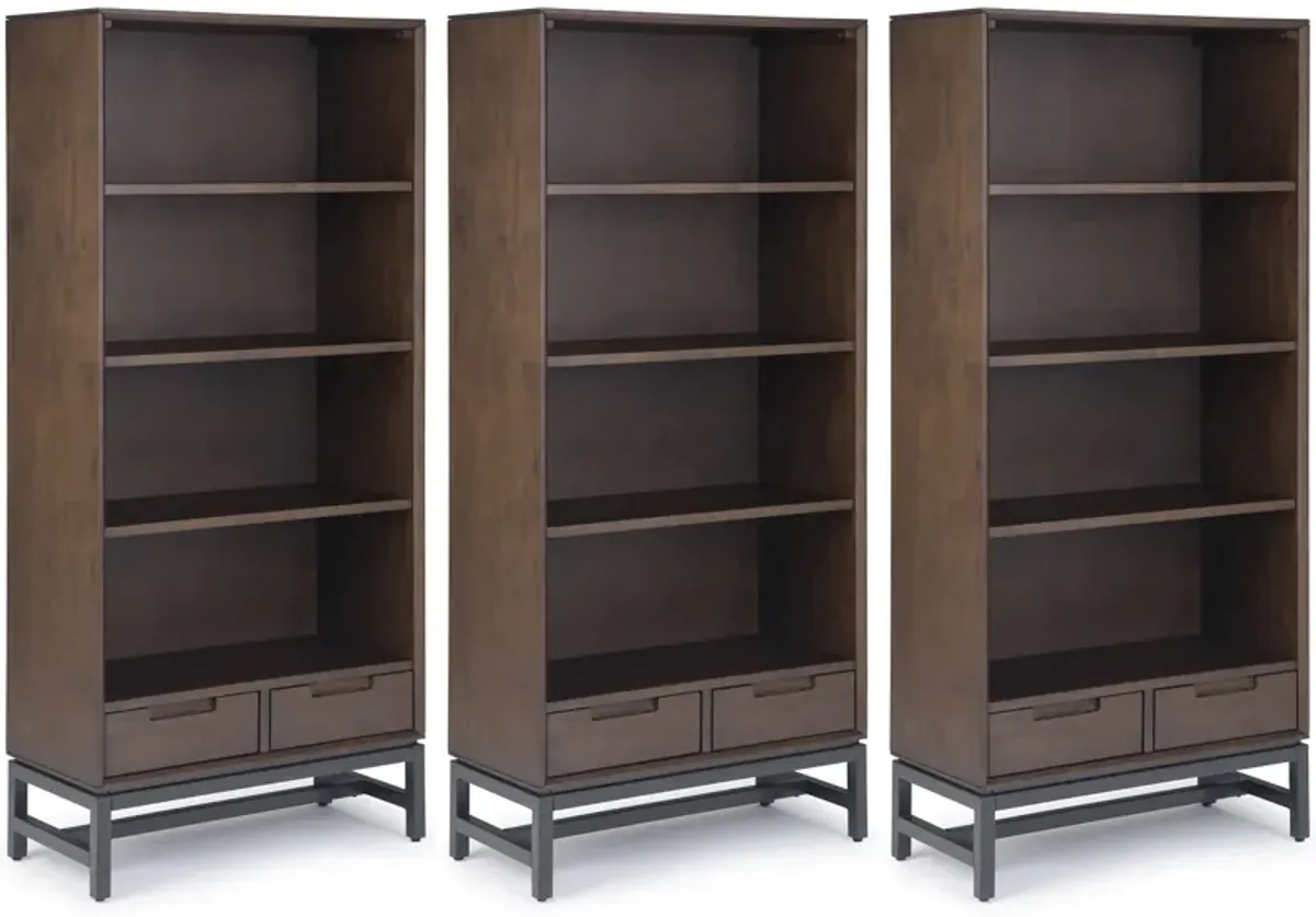 Banting 30 inch Bookcase 3-piece Set