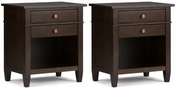 Carlton 24 inch Bedside Table (Set of 2)