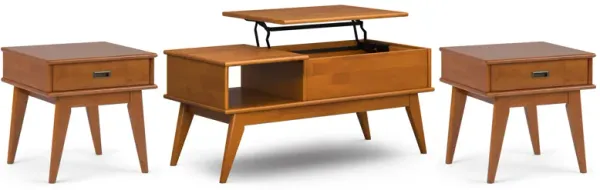 Draper 48 inch Coffee Table with 22 inch End Tables (Set of 3)