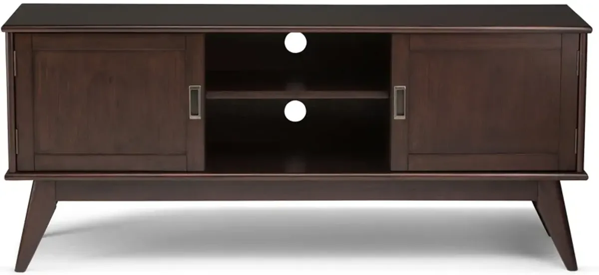 Draper 60 inch TV Stand with 22 inch Bookcases (Set of 3)