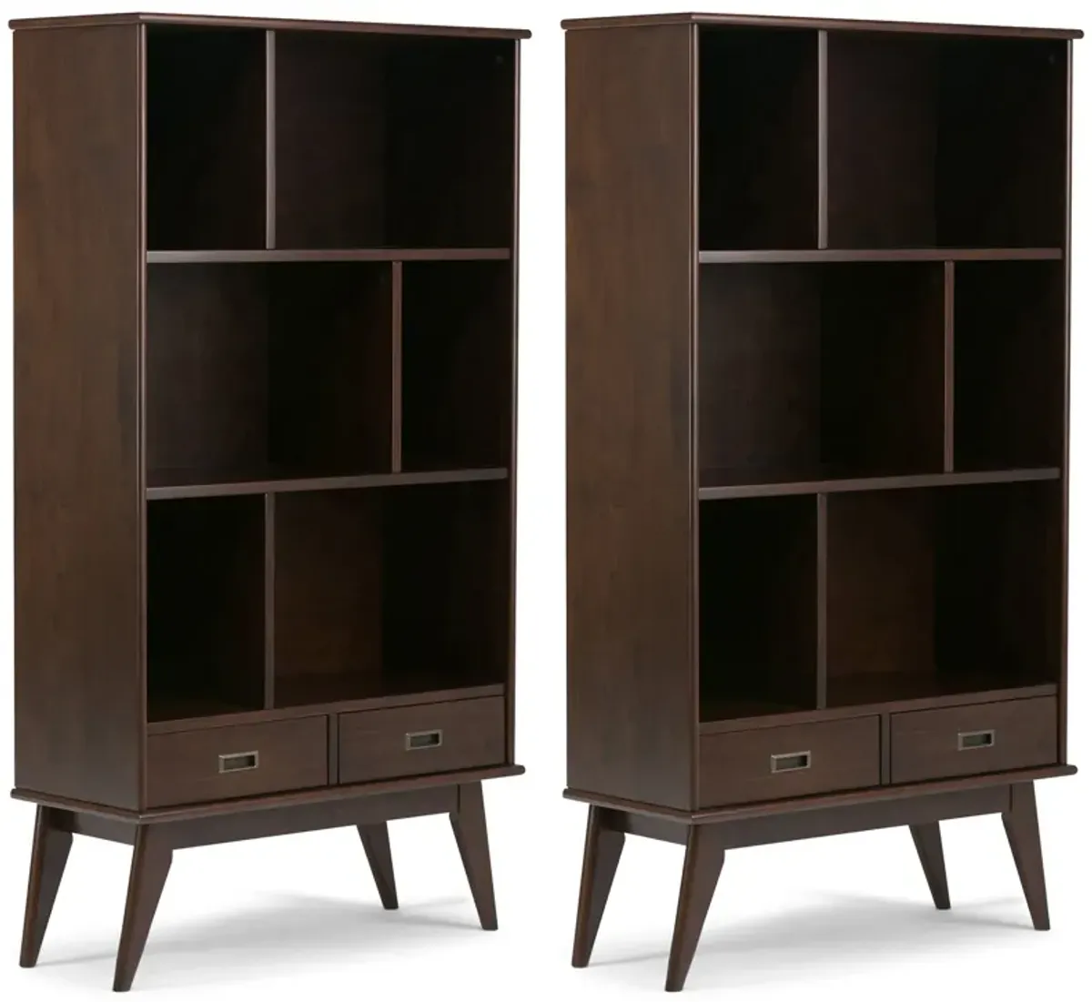 Draper 35 inch 6 Cubbie Bookcase (Set of 2)
