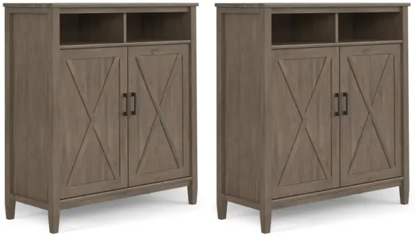 Ela 39 inch Storage Cabinet (Set of 2)