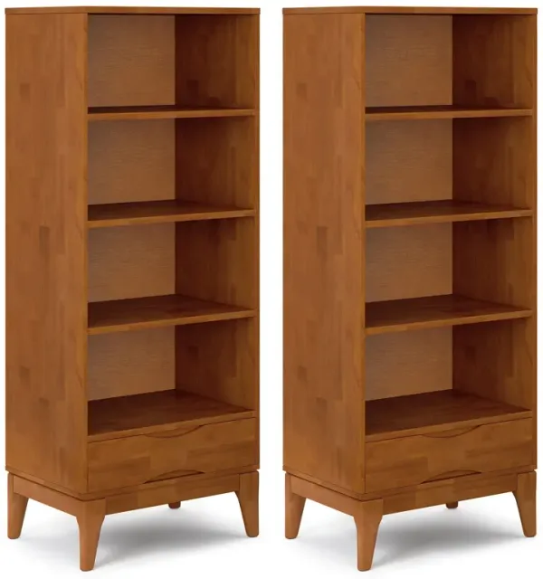 Harper 24 inch 4 Shelf Bookcase (Set of 2)