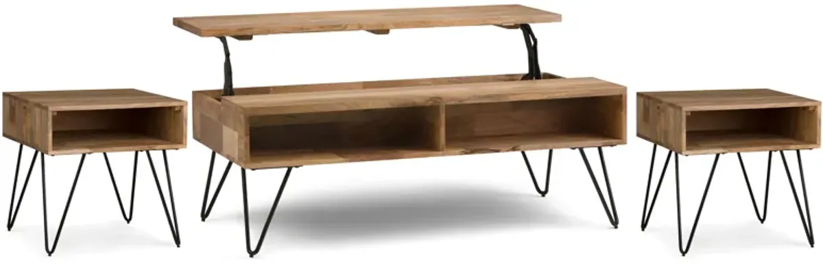 Hunter 48 inch Coffee Table with 22 inch End Tables (Set of 3)