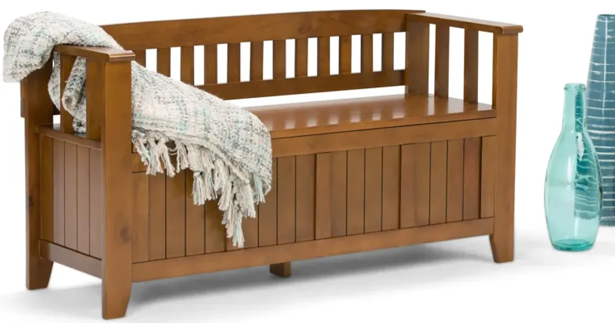 Acadian Entryway Storage Bench
