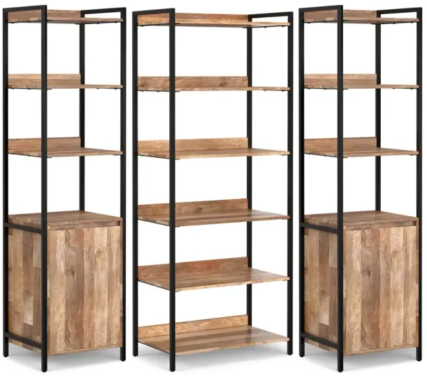 Kelsey 70 inch Bookcase 3-piece Set