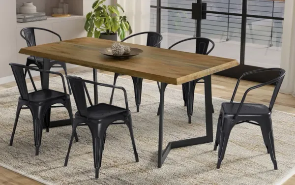 Larkin / Watkins 7 Pc Dining Set in Mango