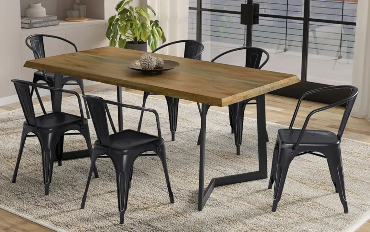 Larkin / Watkins 7 Pc Dining Set in Mango